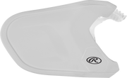 Rawlings Mach Adjust Lhb Matte Jaw Guard  - White