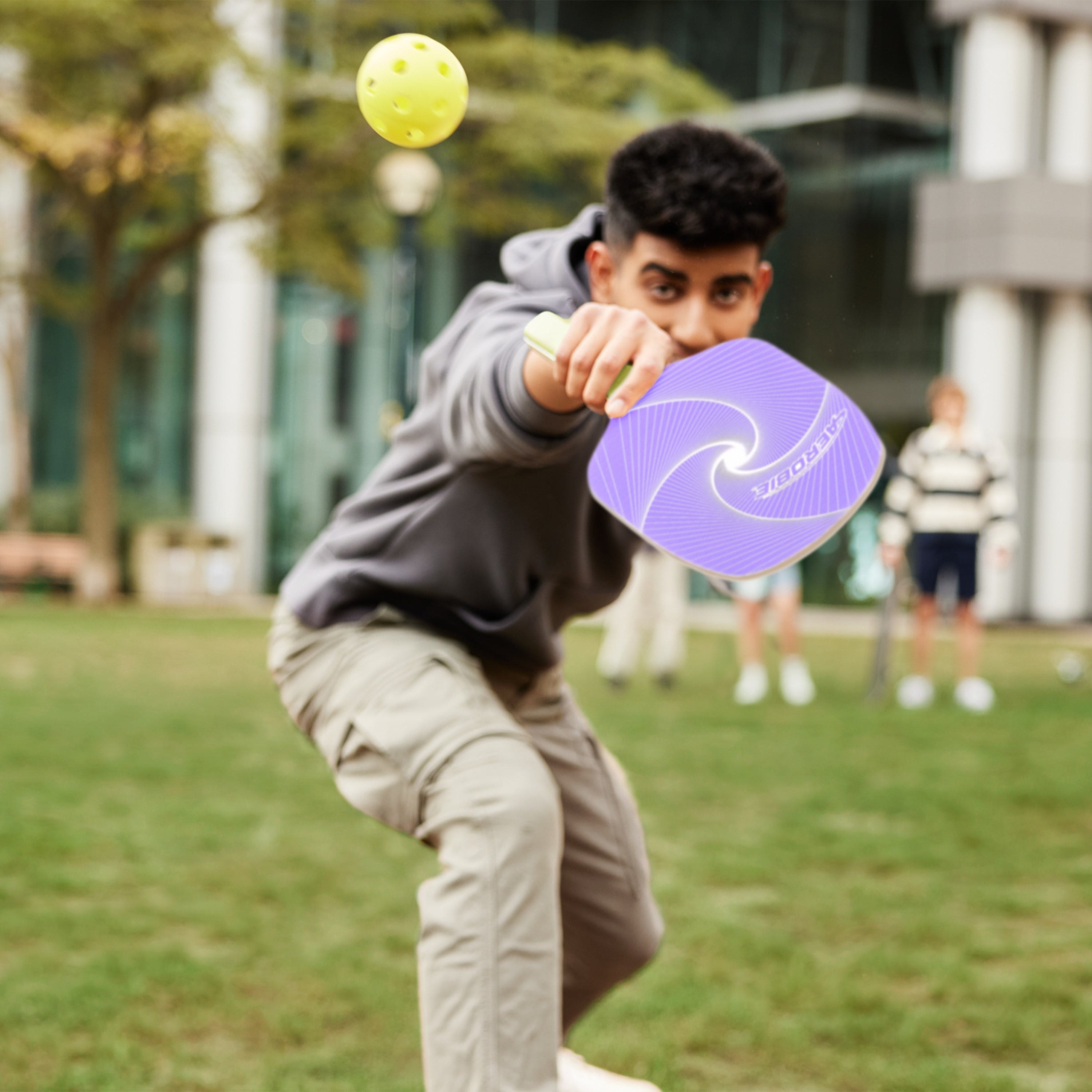 Aerobie Pickleball Set, Pickleball Paddles and Ball for Yard Games, Outdoor Toys for Kids and Adults Aged 5 & Up