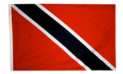 Trinidad & Tobago Flag 5x8 ft. Nylon SolarGuard Nyl-Glo 100% Made in USA to Official United Nations Design Specifications.