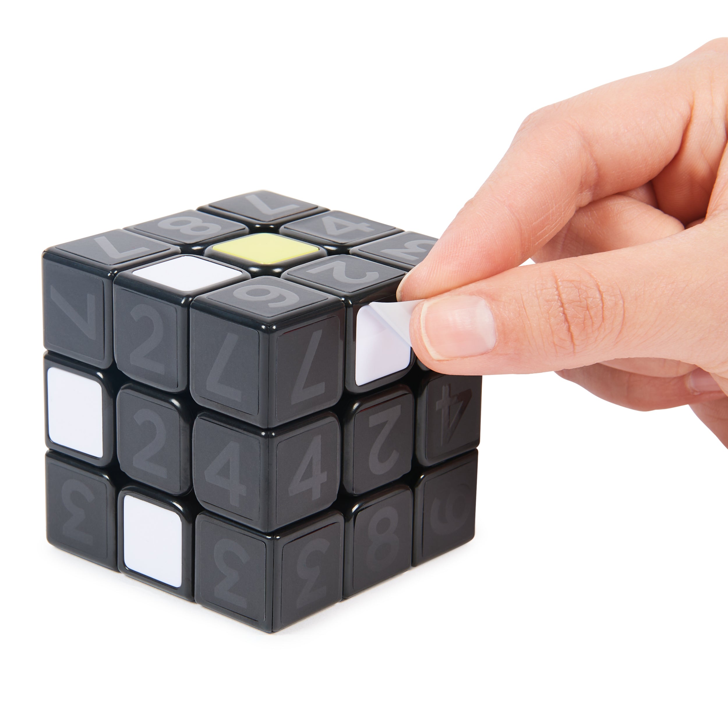 Rubik’s Cube, Coach Cube, Learn to Solve 3x3 Cube with Stickers, Guide & Videos, Classic Color-Matching Puzzle, Problem-Solving Brain Teaser, for Adults, Teens, Kids for Ages 8 & Up