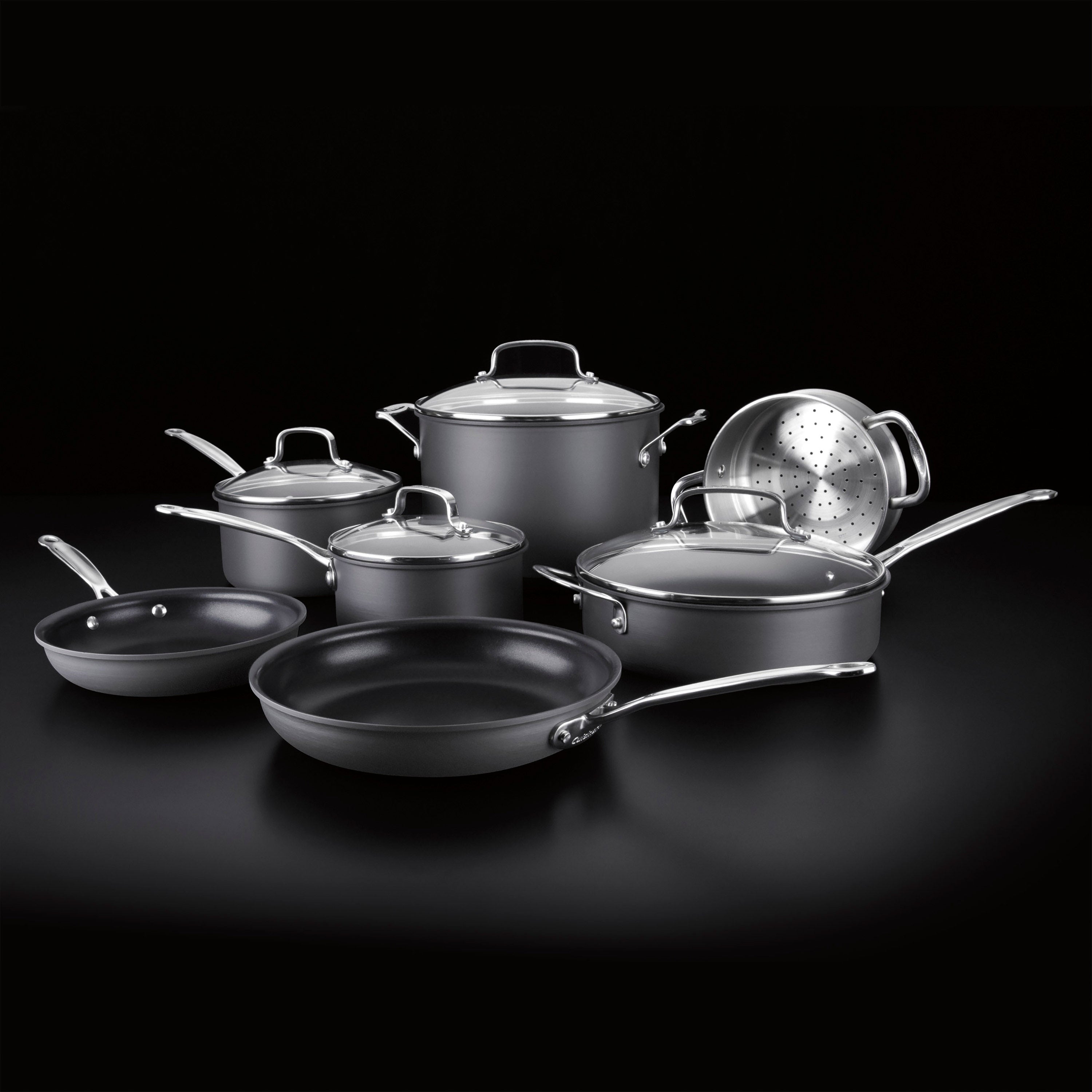 Chef's Classic™ Nonstick Hard Anodized 11 Piece Set