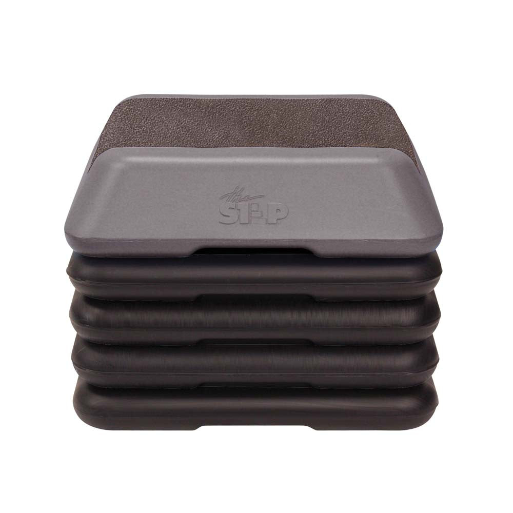 The High Step (Grey Platform And (4) Black Risers)
