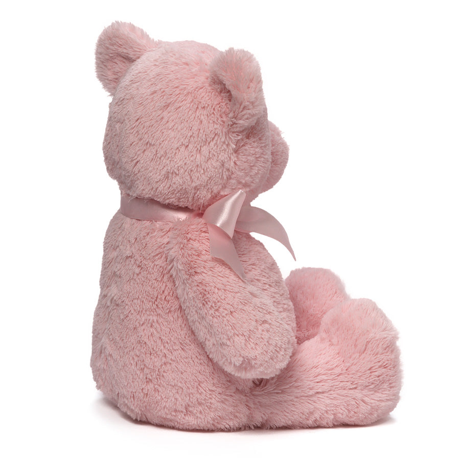 Baby GUND My First Teddy Bear, Ultra Soft Animal Plush Toy for Babies and Newborns, Pink, 15”