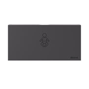 Aura Frameless Surface Mount w/Full Black Stainless Wrap - Black Stainless Steel