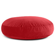 Jaxx 6 Foot Cocoon - 2-in-1 Convertible Bean Bag Bed & Large Bean Bag Chair for Adults, Premium Lush Velvet - Merlot