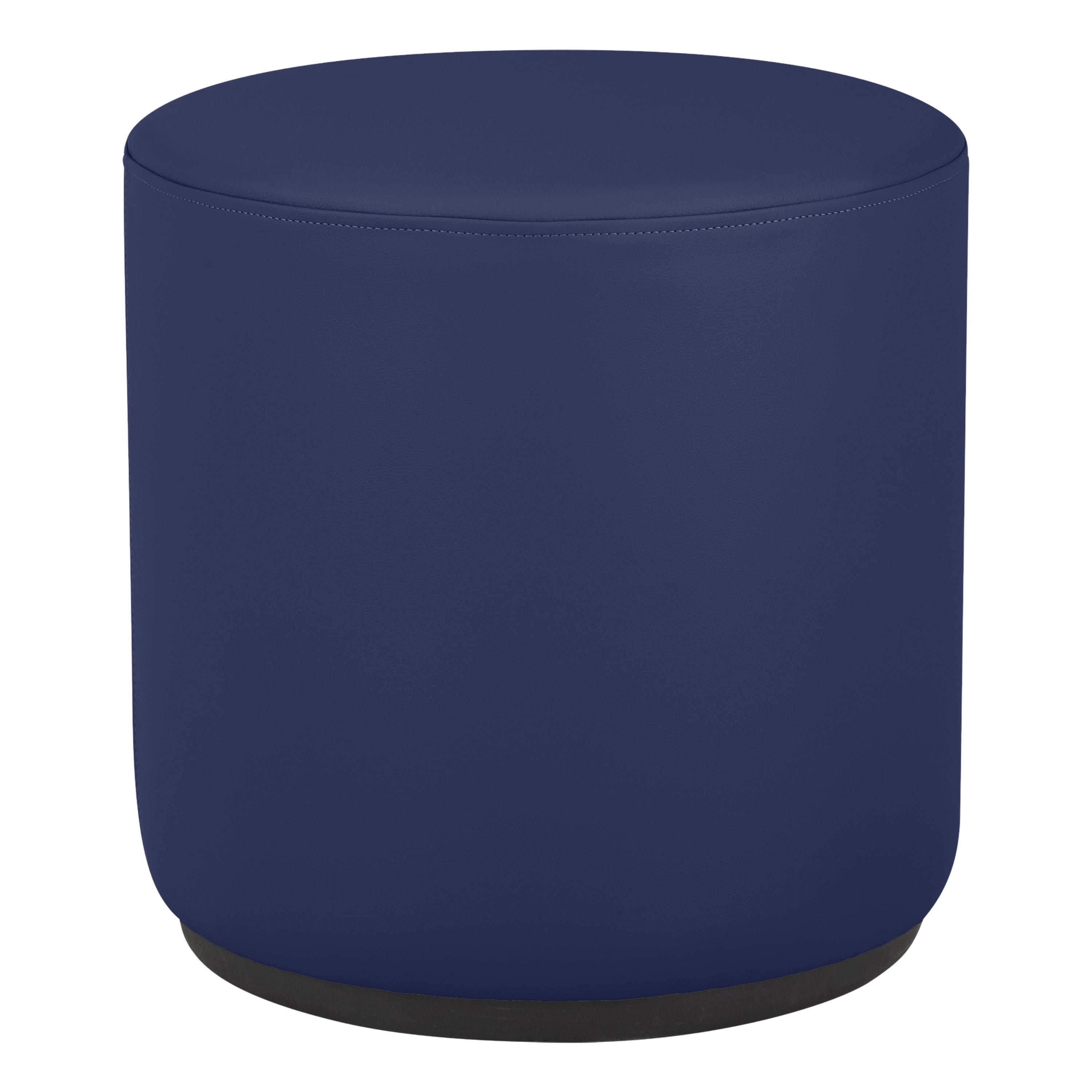 Pro Series Upholstered 18" Round Ottoman Rocker 18" Height - Navy