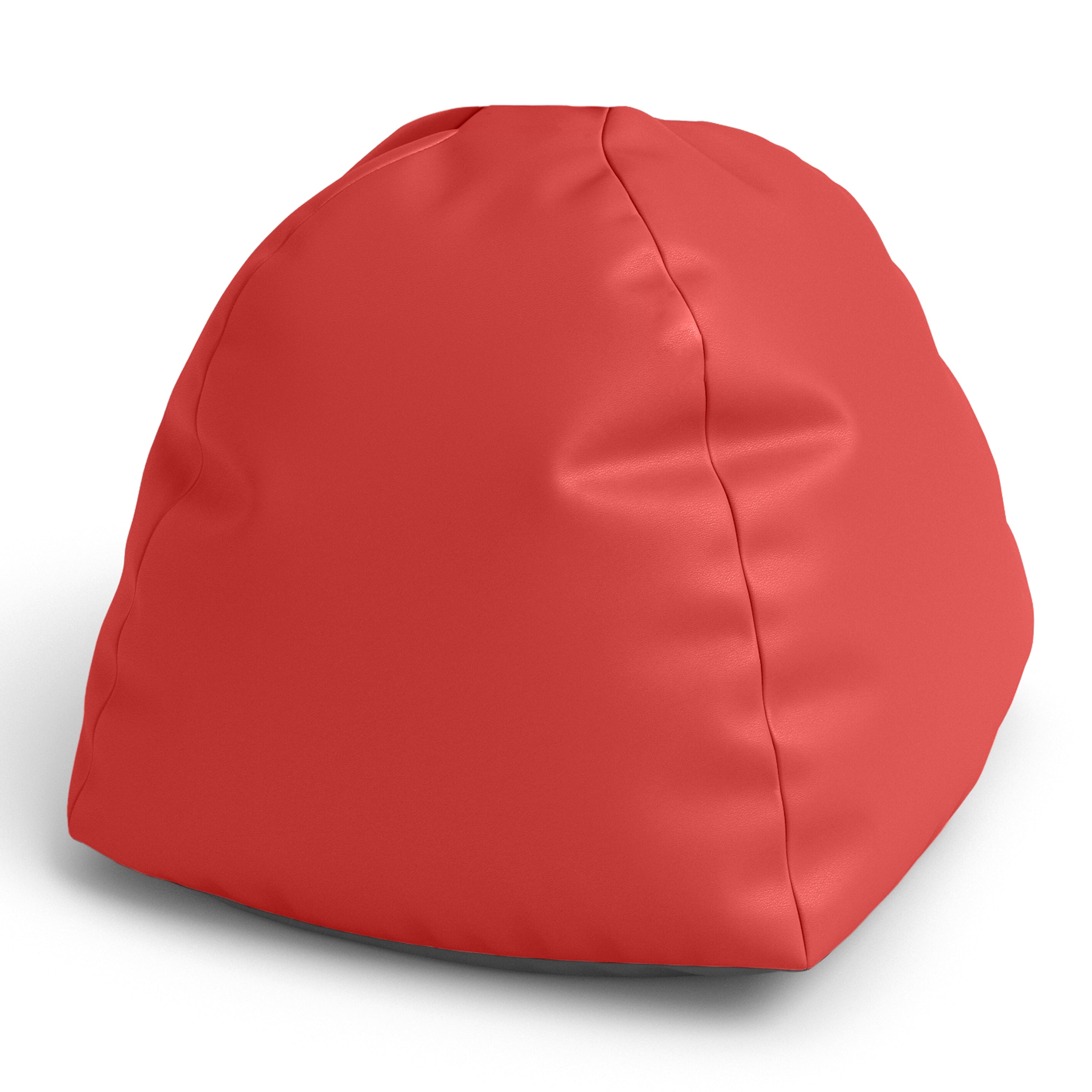 Jaxx Gumdrop Jr. Kids Bean Bag for Early Childhood & Educational Environments, Premium Vinyl - Red