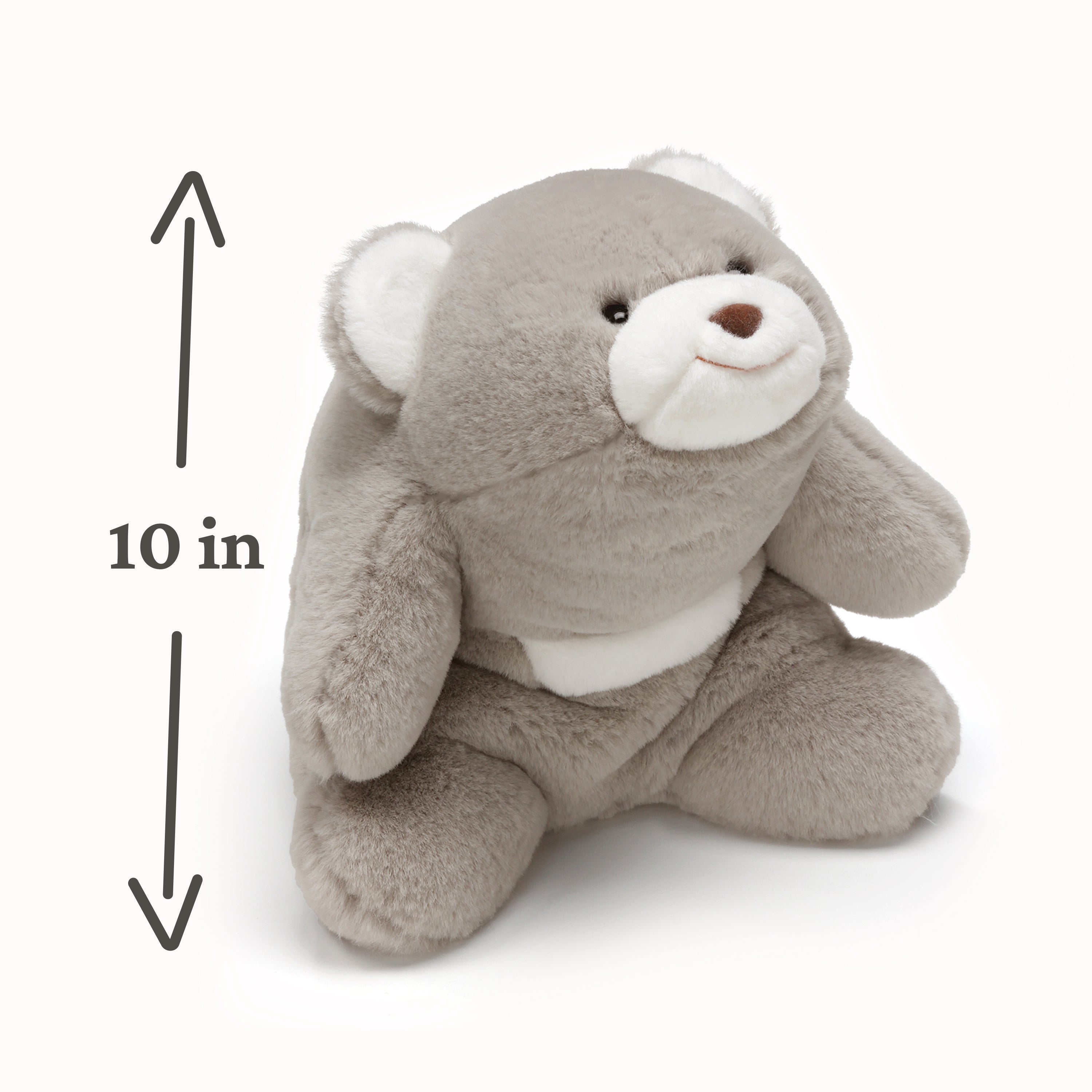 GUND Original Snuffles Teddy Bear, Premium Stuffed Animal for Ages 1 and Up, Gray, 10”