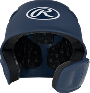 Rawlings R16 Matte Senior 1-Tone Baseball Helmet With Reversible Extension - Navy