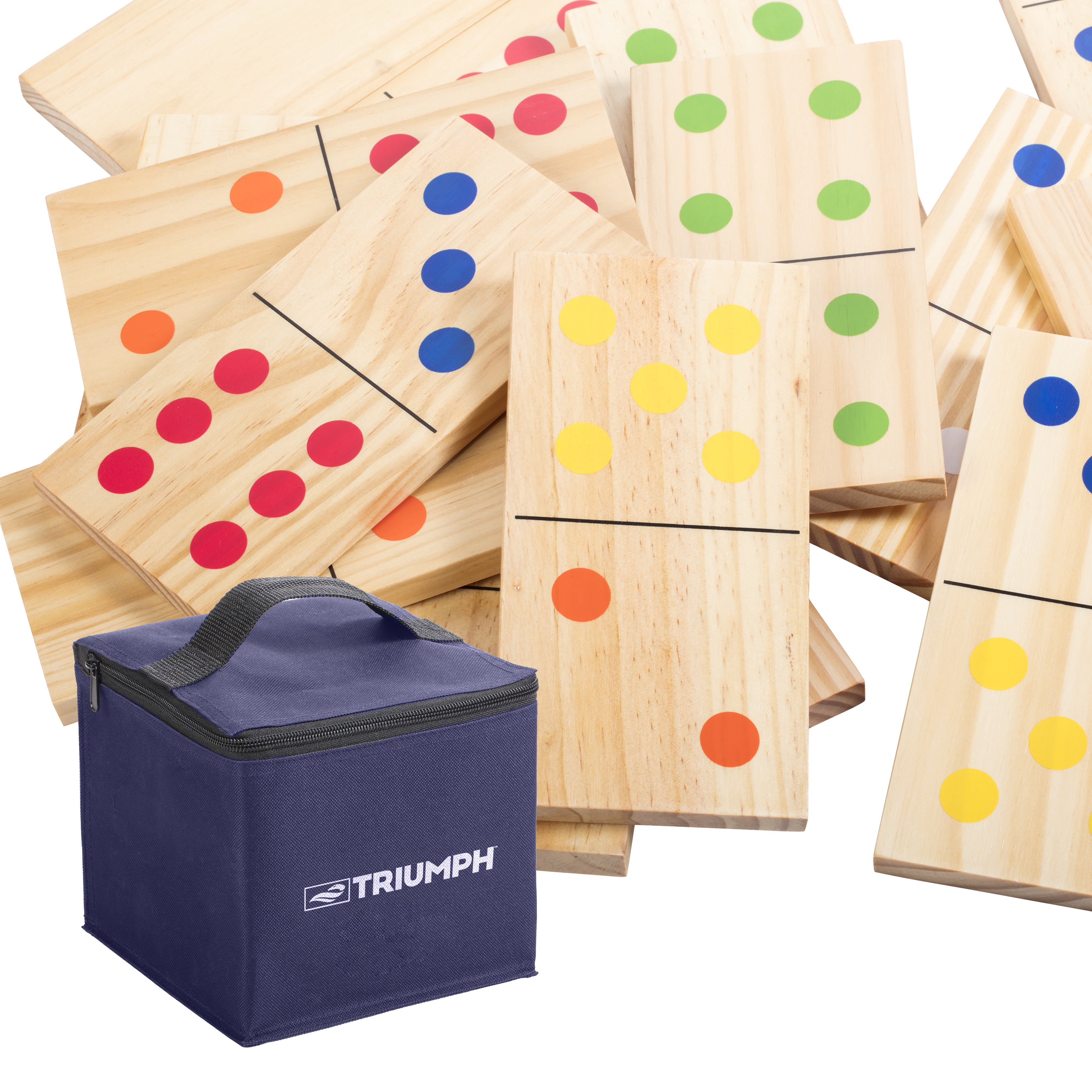 Triumph Wood Lawn 28-Piece Domino Set
