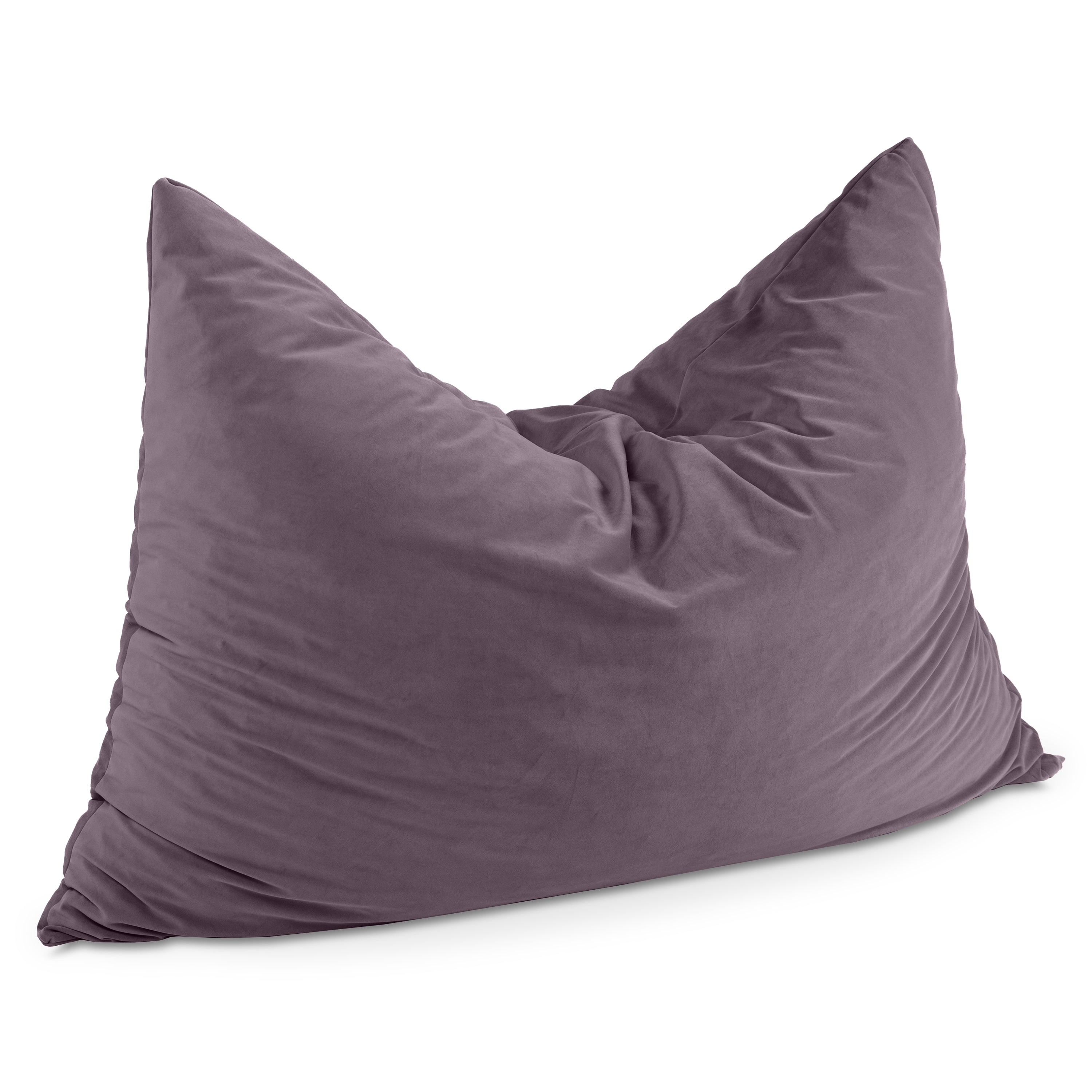 Jaxx Pillow Saxx 5.5-Foot Décor Bean Bag Giant Floor Pillow Lounge, Lush Velvet Navy Blue