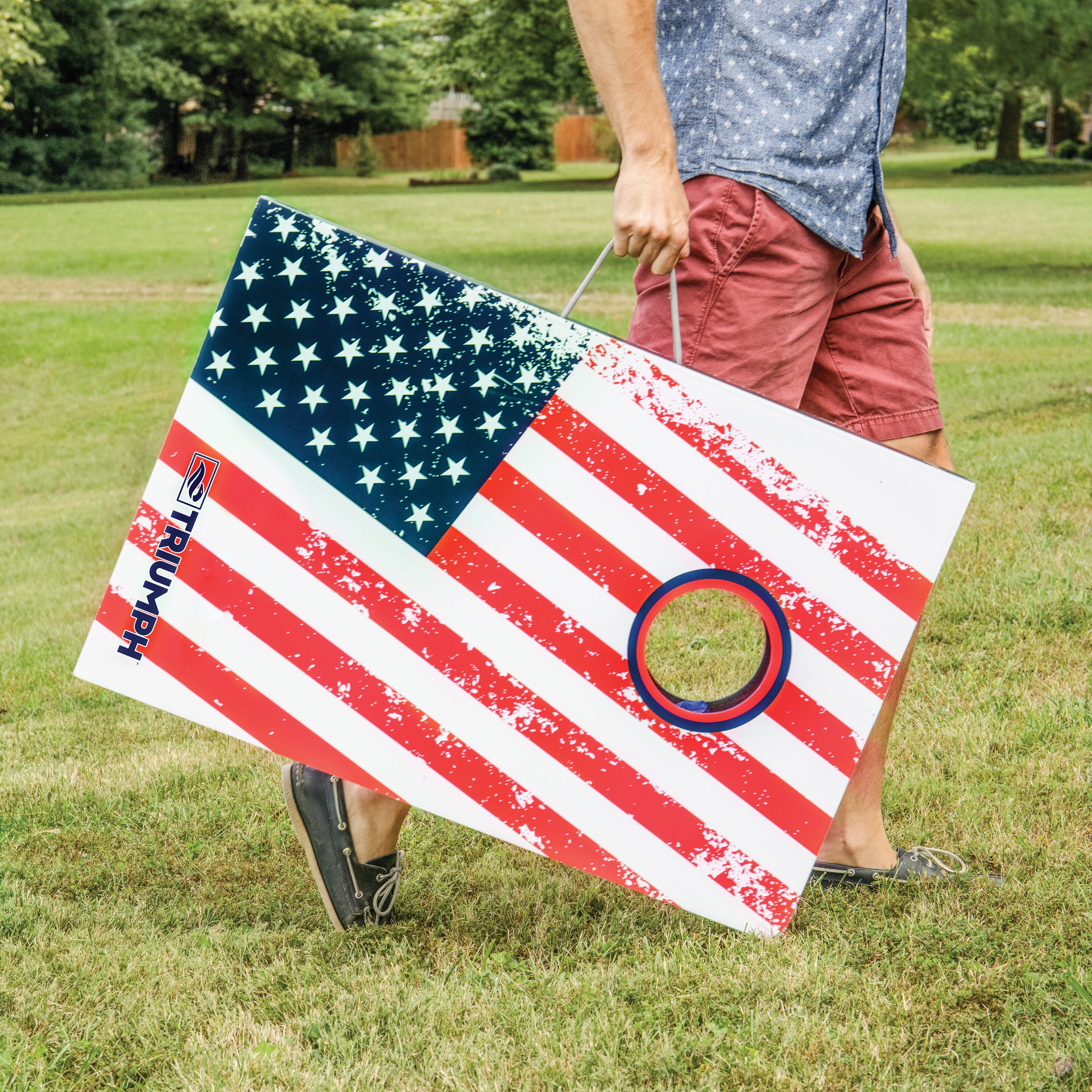 Triumph Patriotic Bean Bag Toss Game, 2' x 3'
