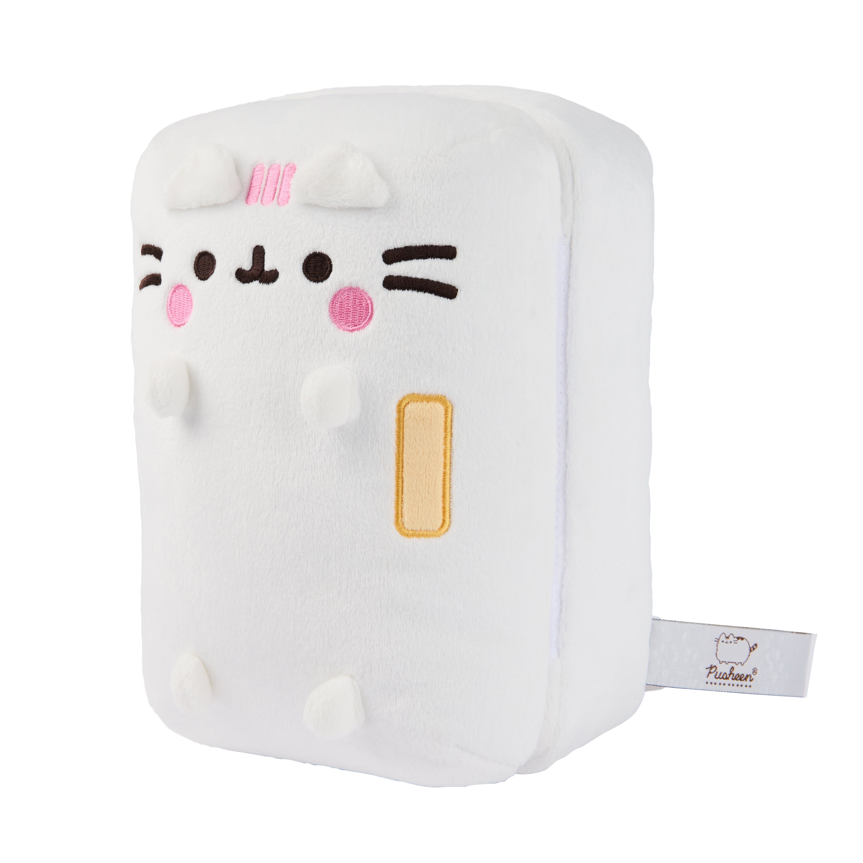 GUND Pusheen’s Kitchen: Refrigerator Plush, Toy Fridge Stuffed Animal for Ages 8 and Up, White, 9.5”