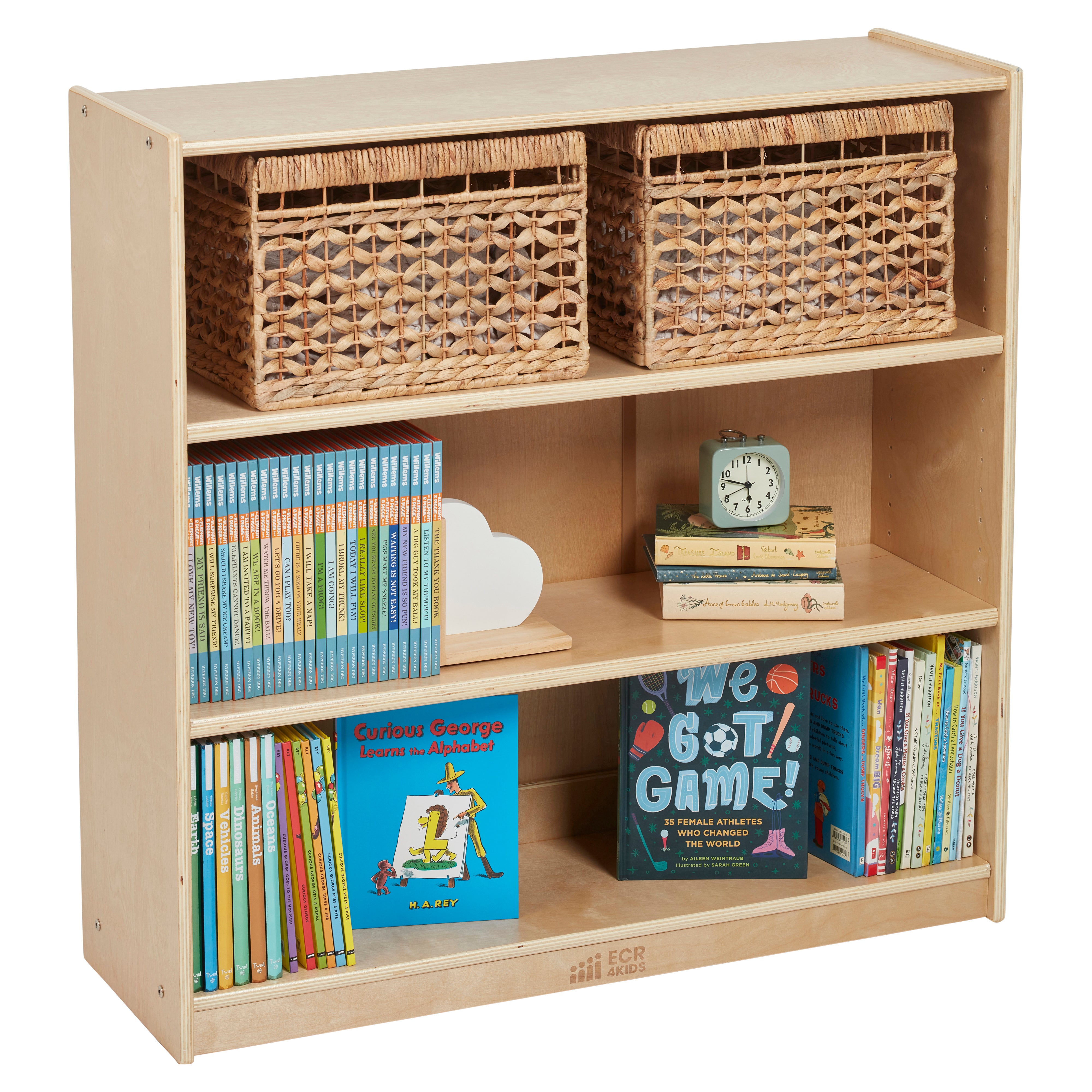 36in H Classic Bookcase - Natural