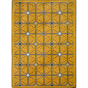 Electrode 5'4" x 7'8" area rug in color Gold