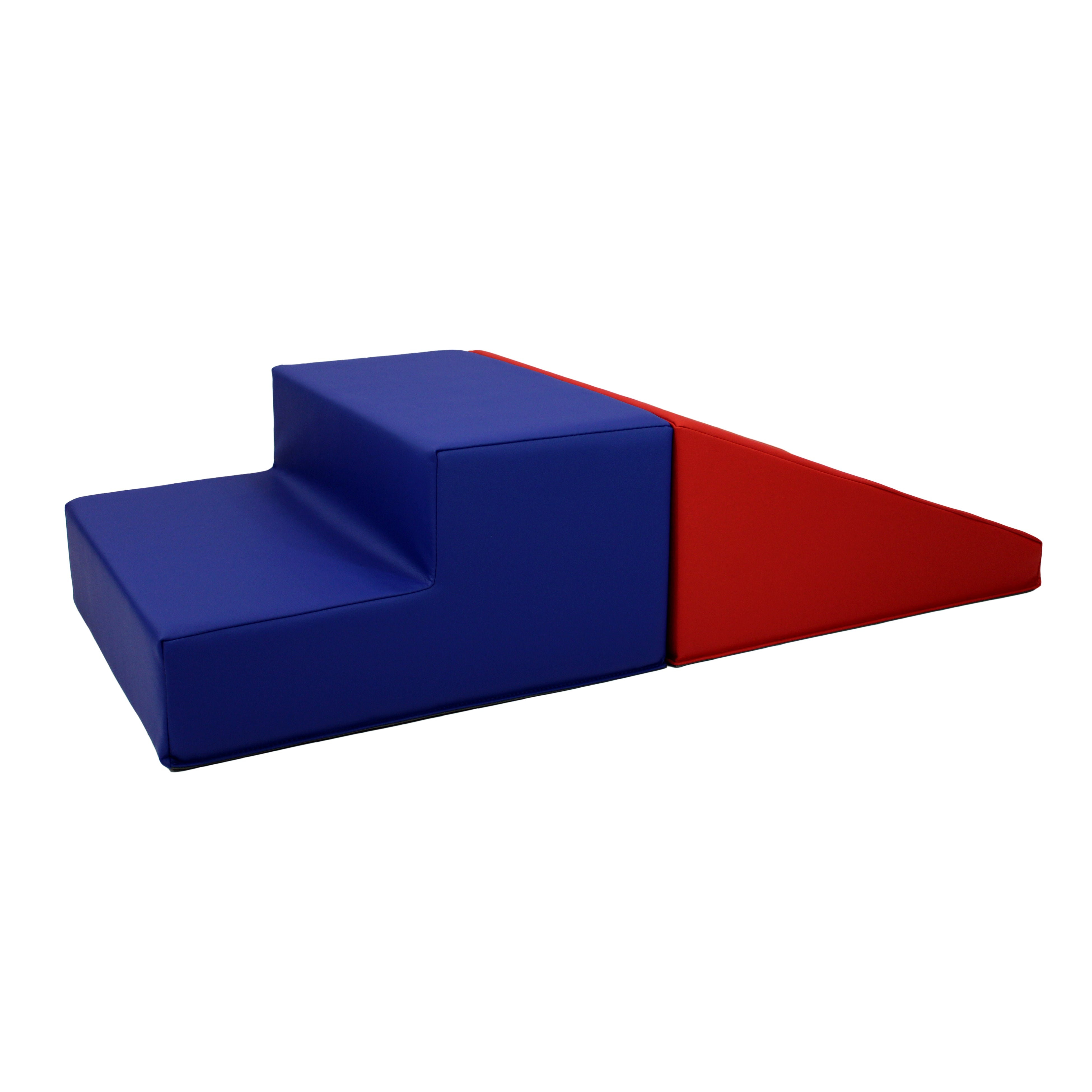 SoftScape Toddler Playtime Step and Slide Climber - Blue/Red