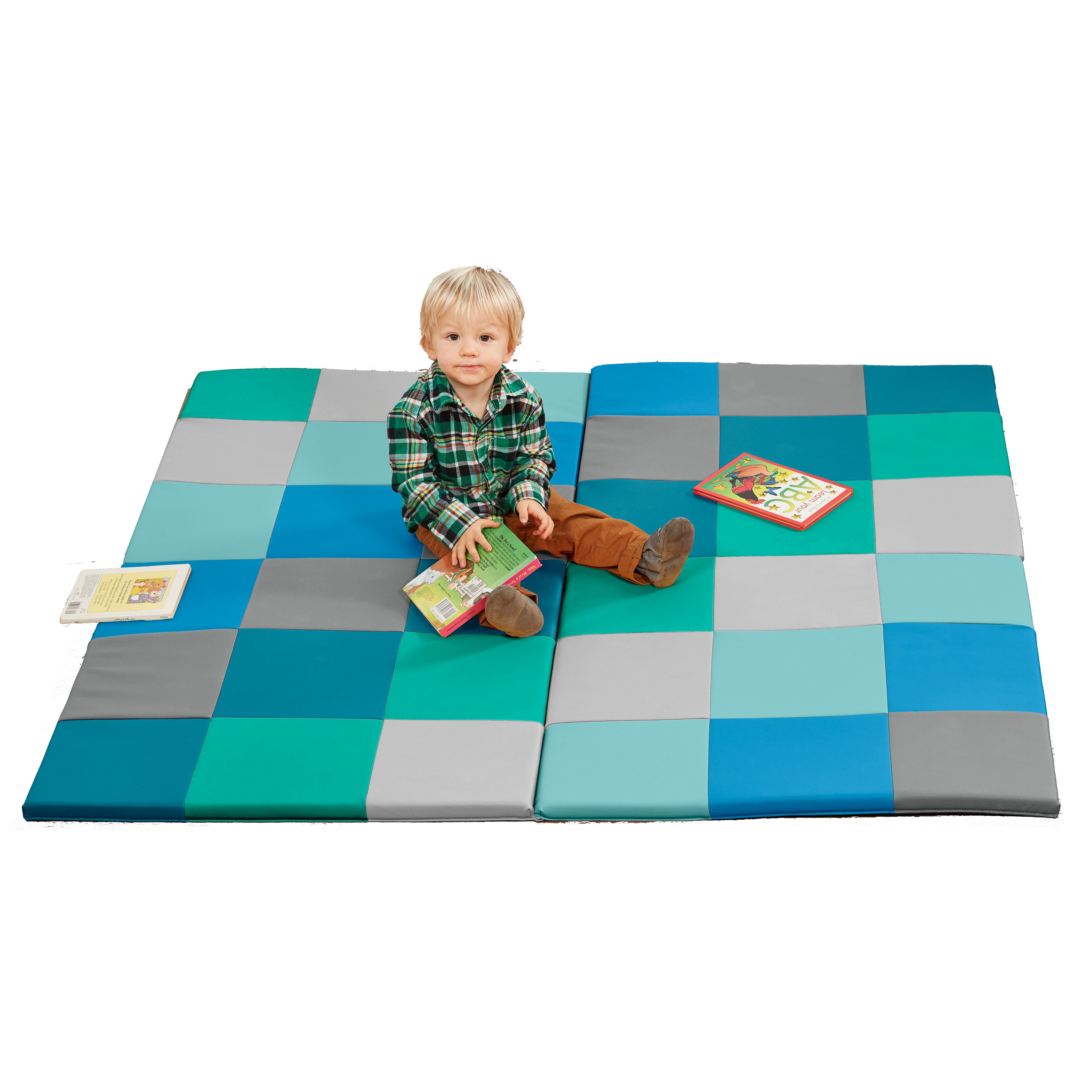 SoftZone Patchwork Toddler Activity Mat - Contemporary