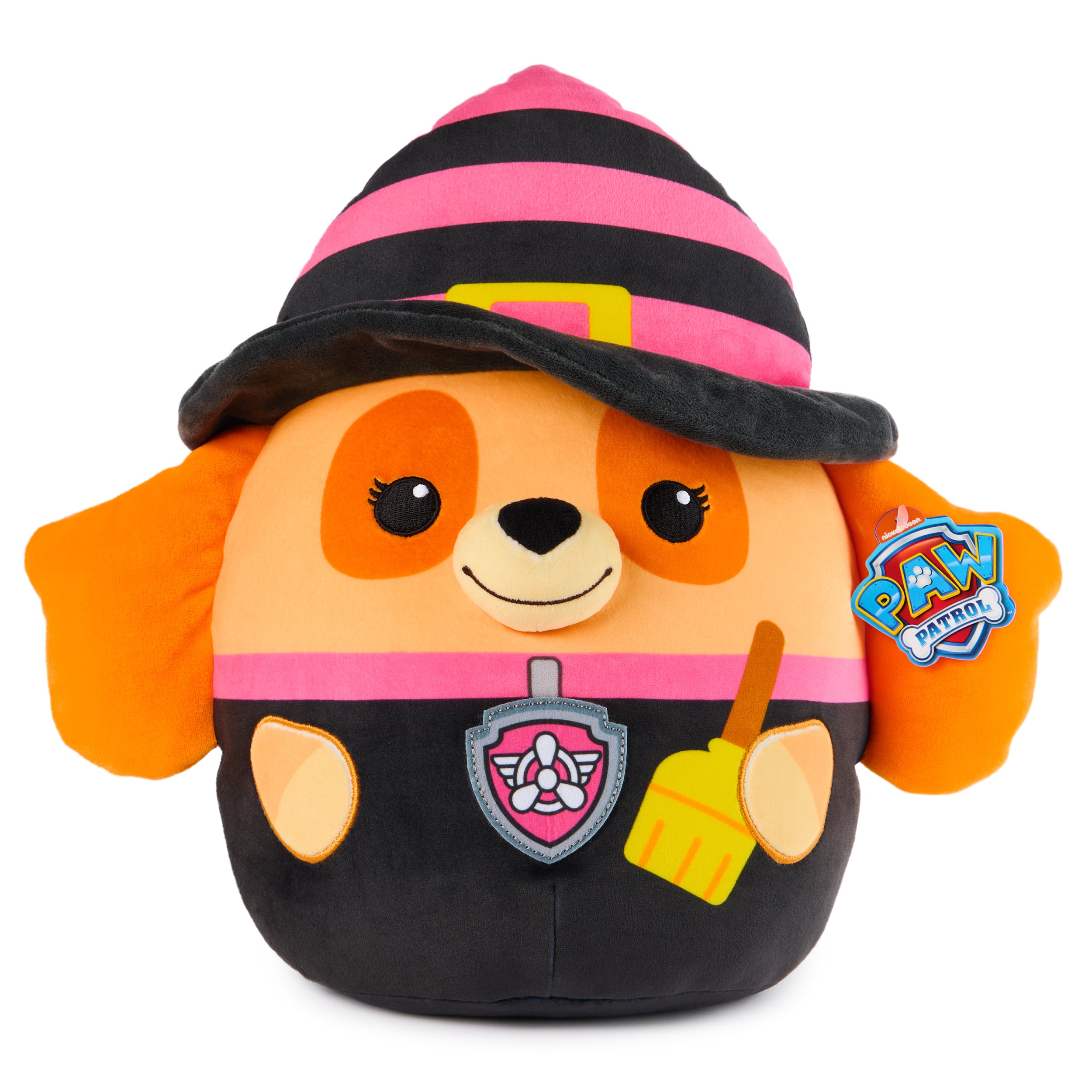 PAW Patrol Witch Skye Squish Plush, Official Toy from the Hit Cartoon, Special Edition Squishy Stuffed Animal for Ages 1 and Up, 12”