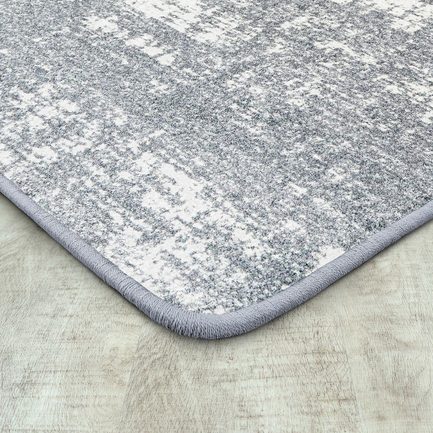 Enchanted 7'8" x 10'9" area rug in color Cloudy