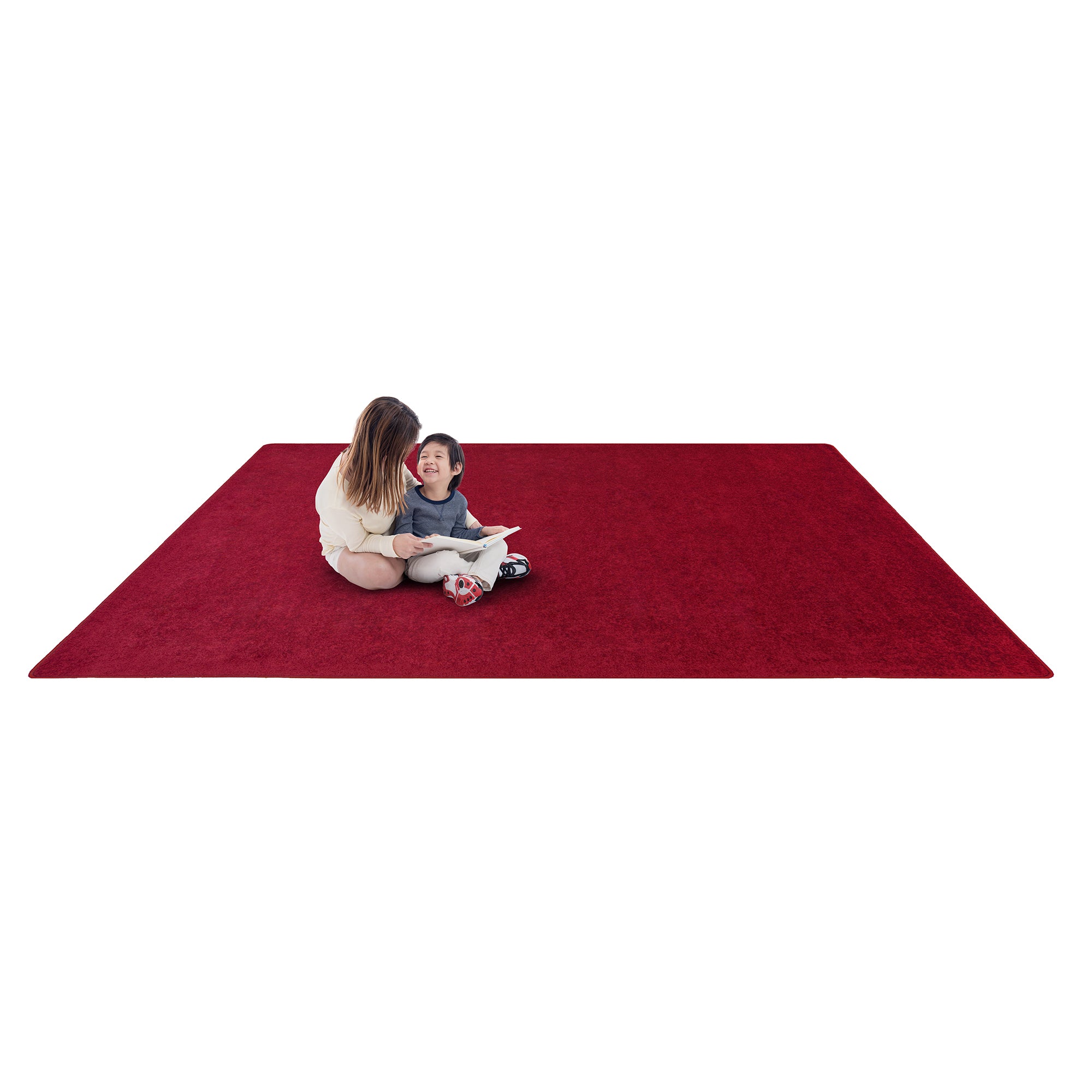 Endurance 6' x 6' area rug in color Burgundy