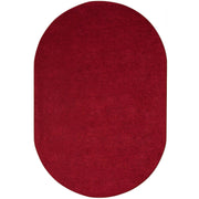 Endurance 6' x 9' Oval area rug in color Burgundy