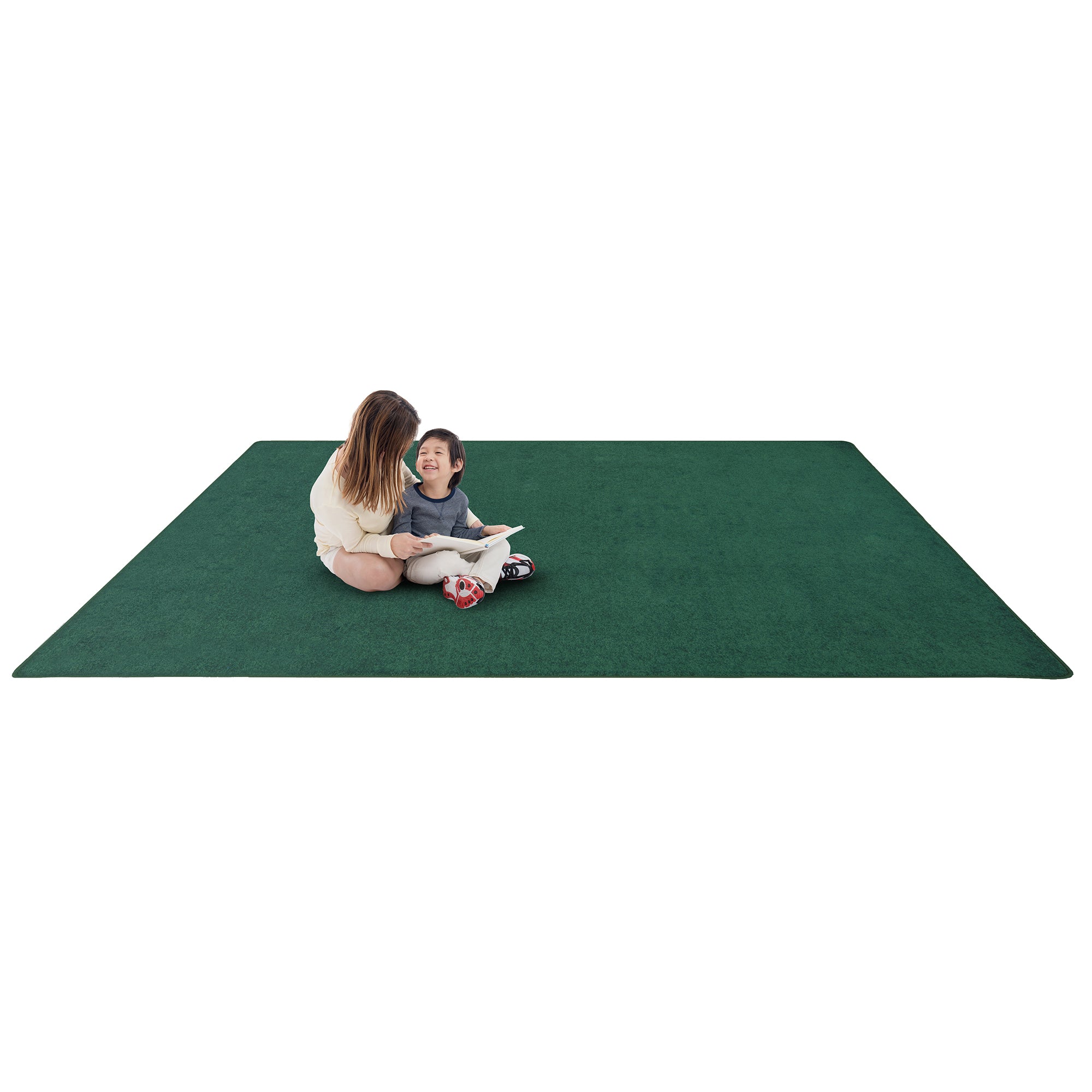 Endurance 6' x 6' area rug in color Forest
