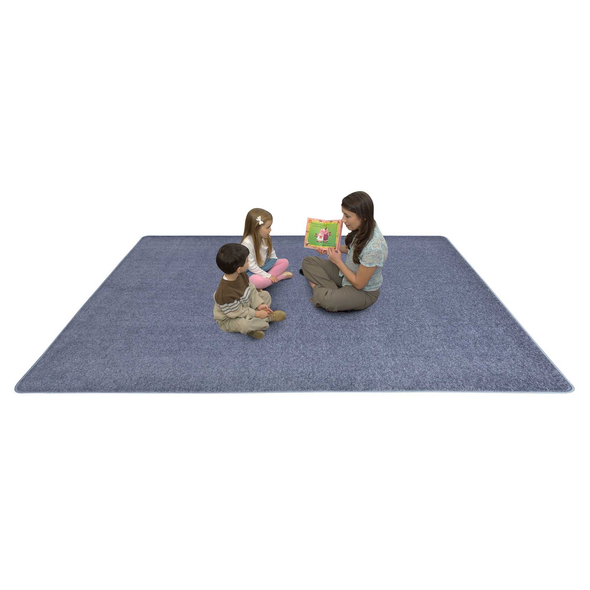 Endurance 6' x 6' area rug in color Glacier Blue