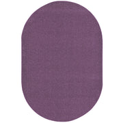 Endurance 12' x 7'6" Oval area rug in color Purple