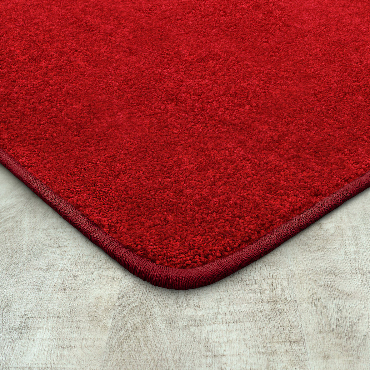 Endurance 4' x 6' area rug in color Red