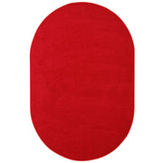Endurance 12' x 7'6" Oval area rug in color Red
