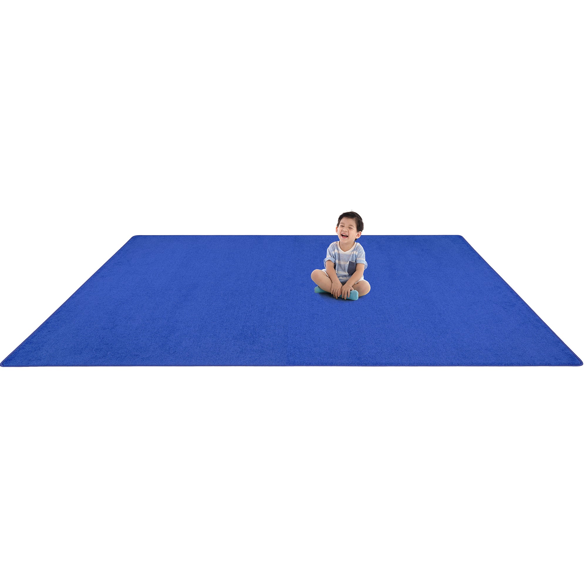 Endurance 6' x 6' area rug in color Royal Blue