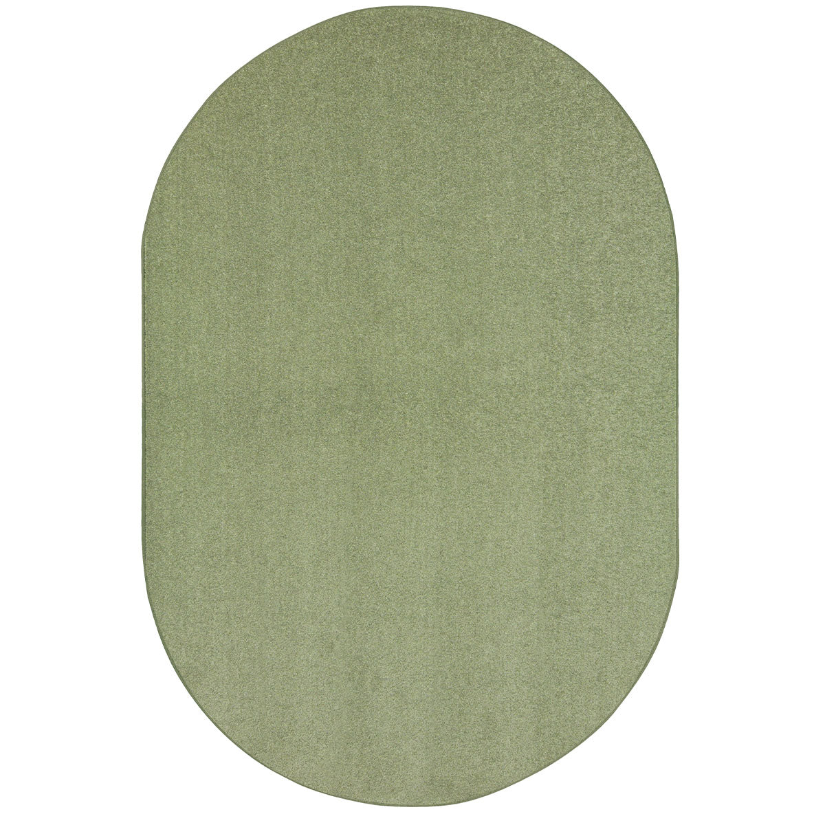 Endurance 6' x 9' Oval area rug in color Sage