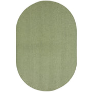 Endurance 6' x 9' Oval area rug in color Sage