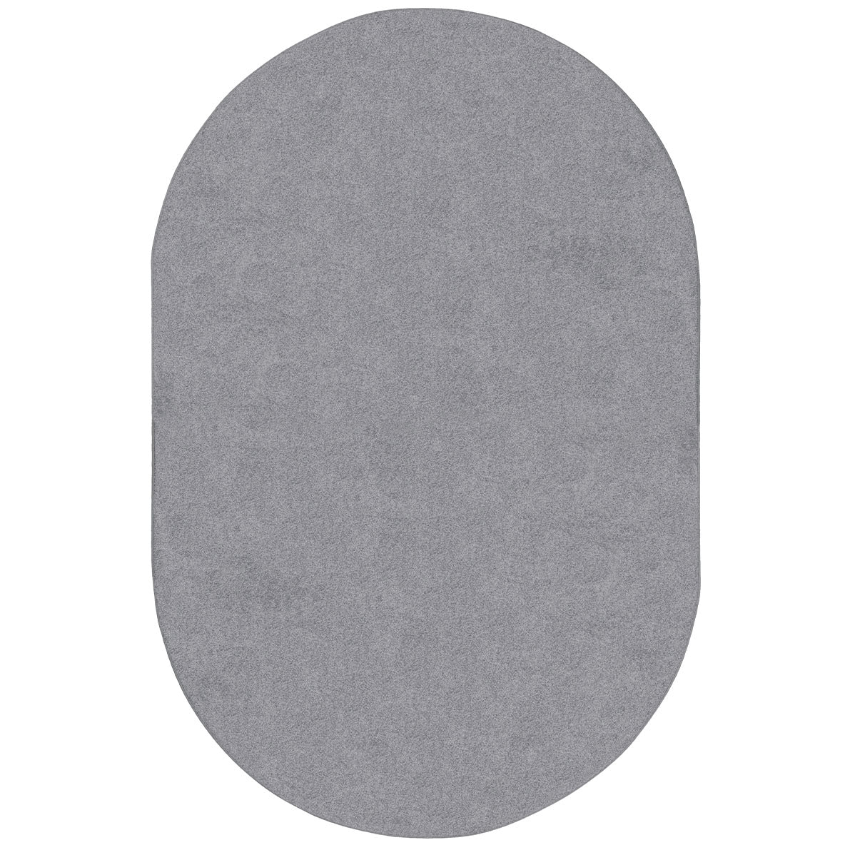 Endurance 6' x 9' Oval area rug in color Silver