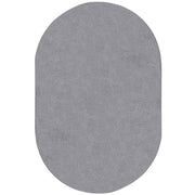 Endurance 6' x 9' Oval area rug in color Silver