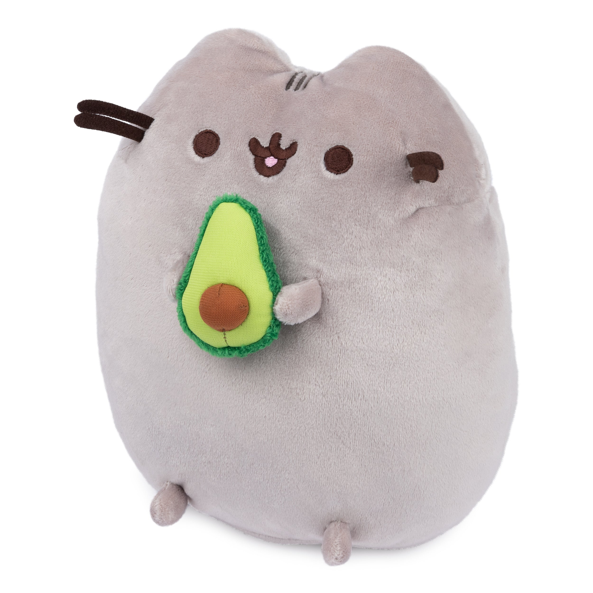 GUND Pusheen Snackable Avocado Plush, Stuffed Animal for Ages 8 and Up, 9.5”, Gray