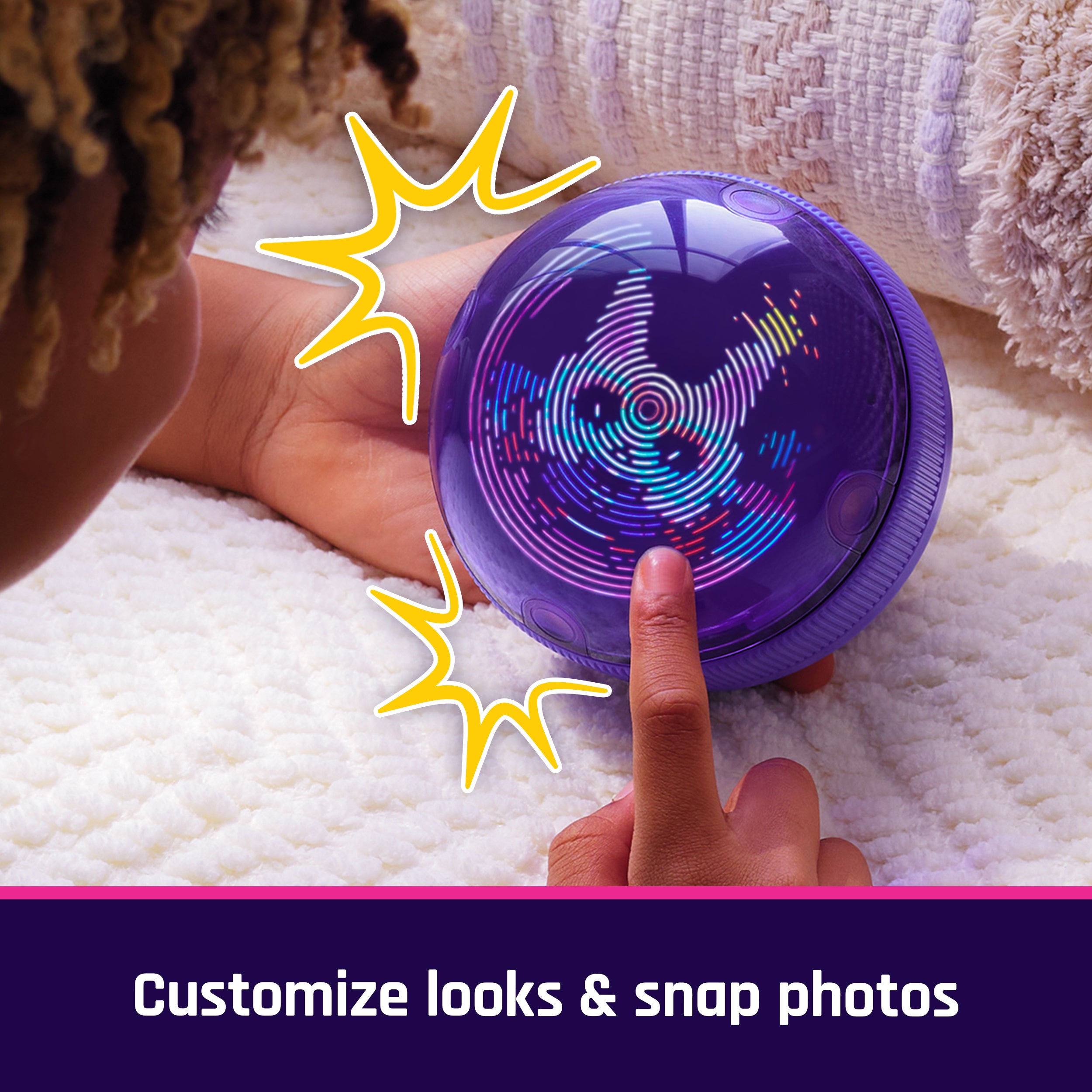 Bitzee, Hamster Ball Interactive Toy with over 20 Hamsters Inside, Rolls & Reacts to Touch, Digital Pet Kids Toys for Girls & Boys Ages 5 and up