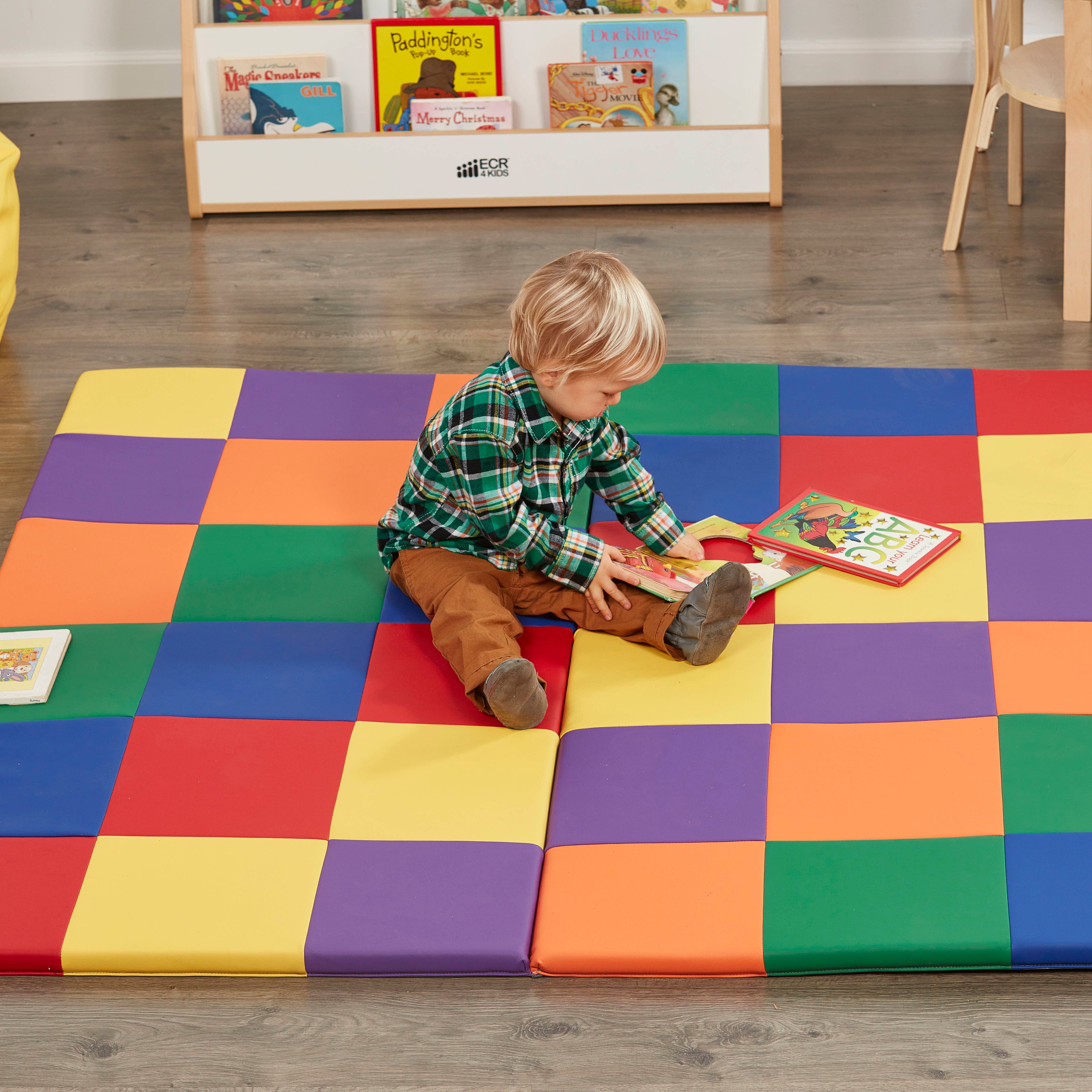 SoftZone Patchwork Toddler Activity Mat - Assorted
