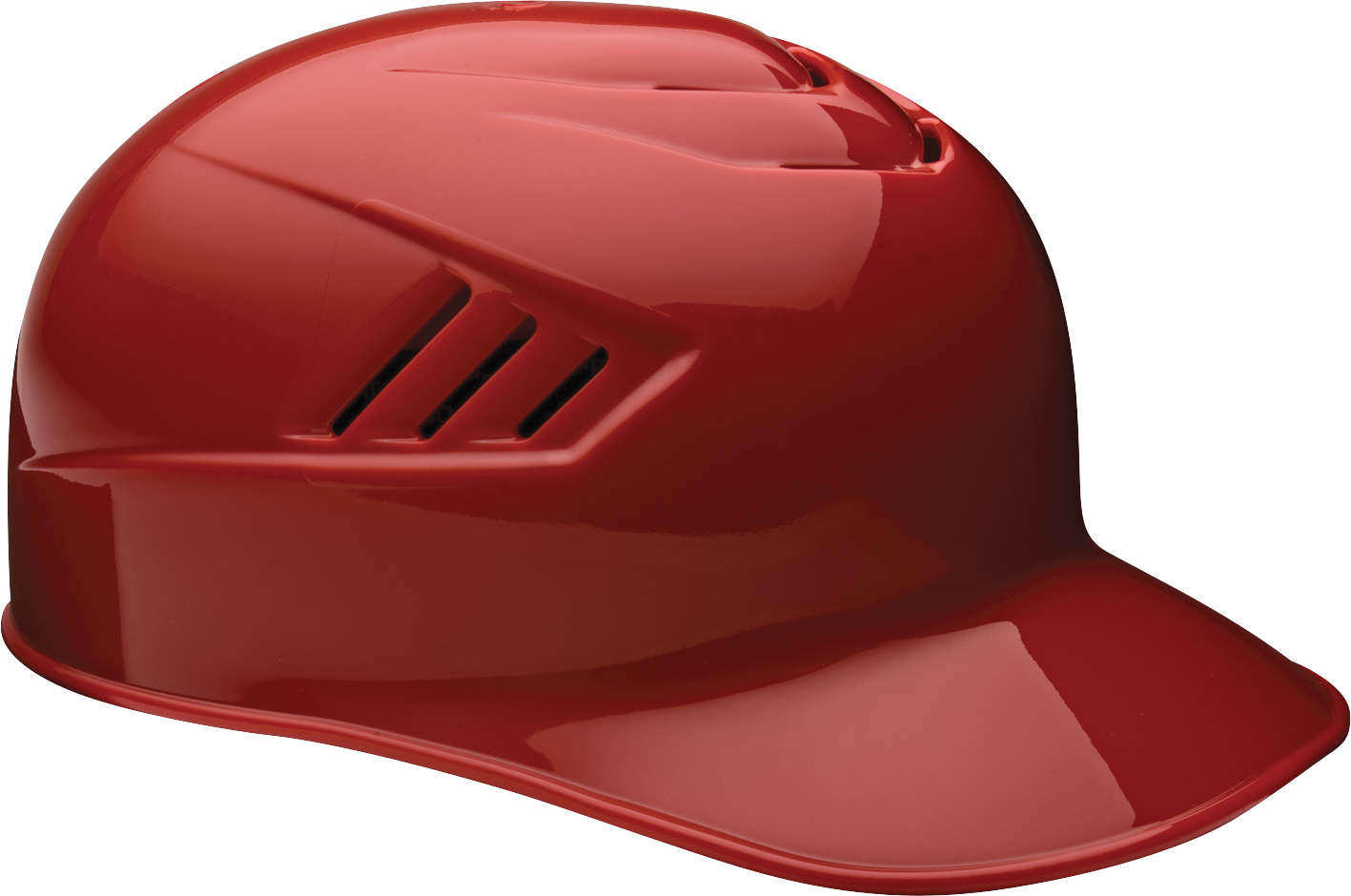 Rawlings Coolflo Gloss Base Coach Helmet - Small - Scarlet