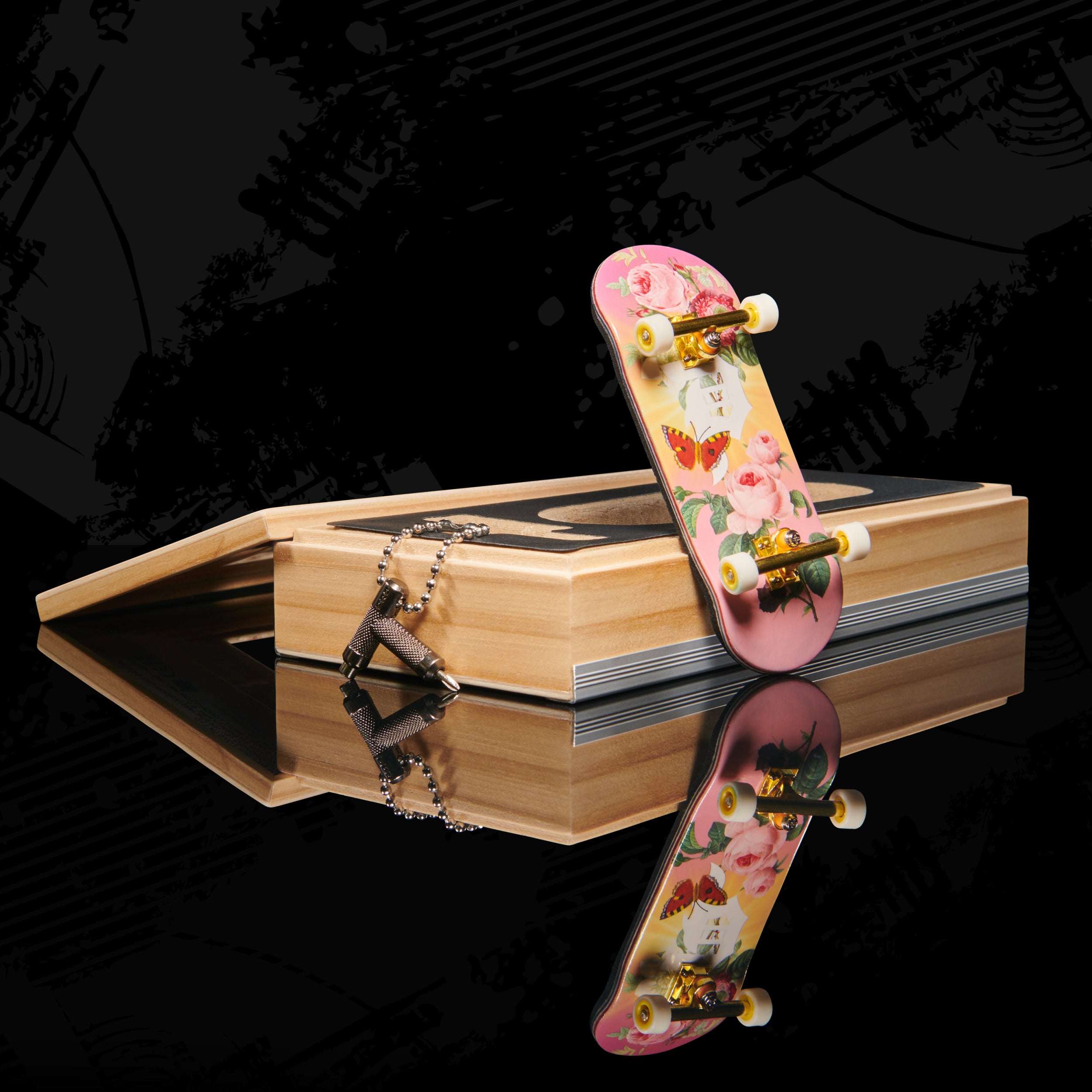 Tech Deck, Pro Series Finger Board with Storage Display, Built for Pros; Authentic Mini Skateboards, Kids Toys for Ages 6 and up Styles May Vary