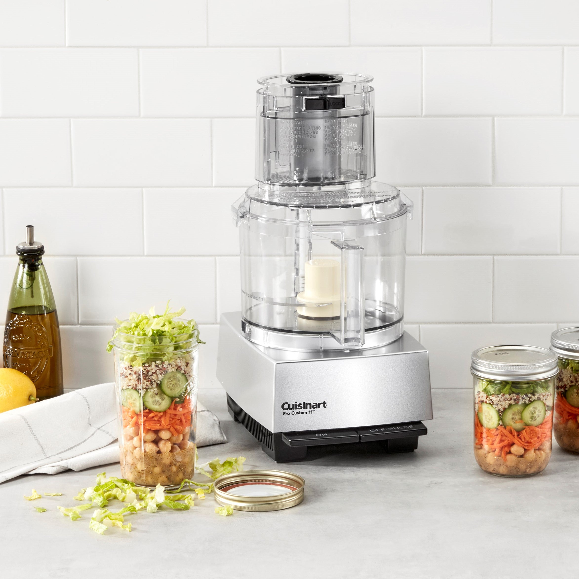 Pro Custom 11 Cup Food Processor - Brushed Chrome P1
