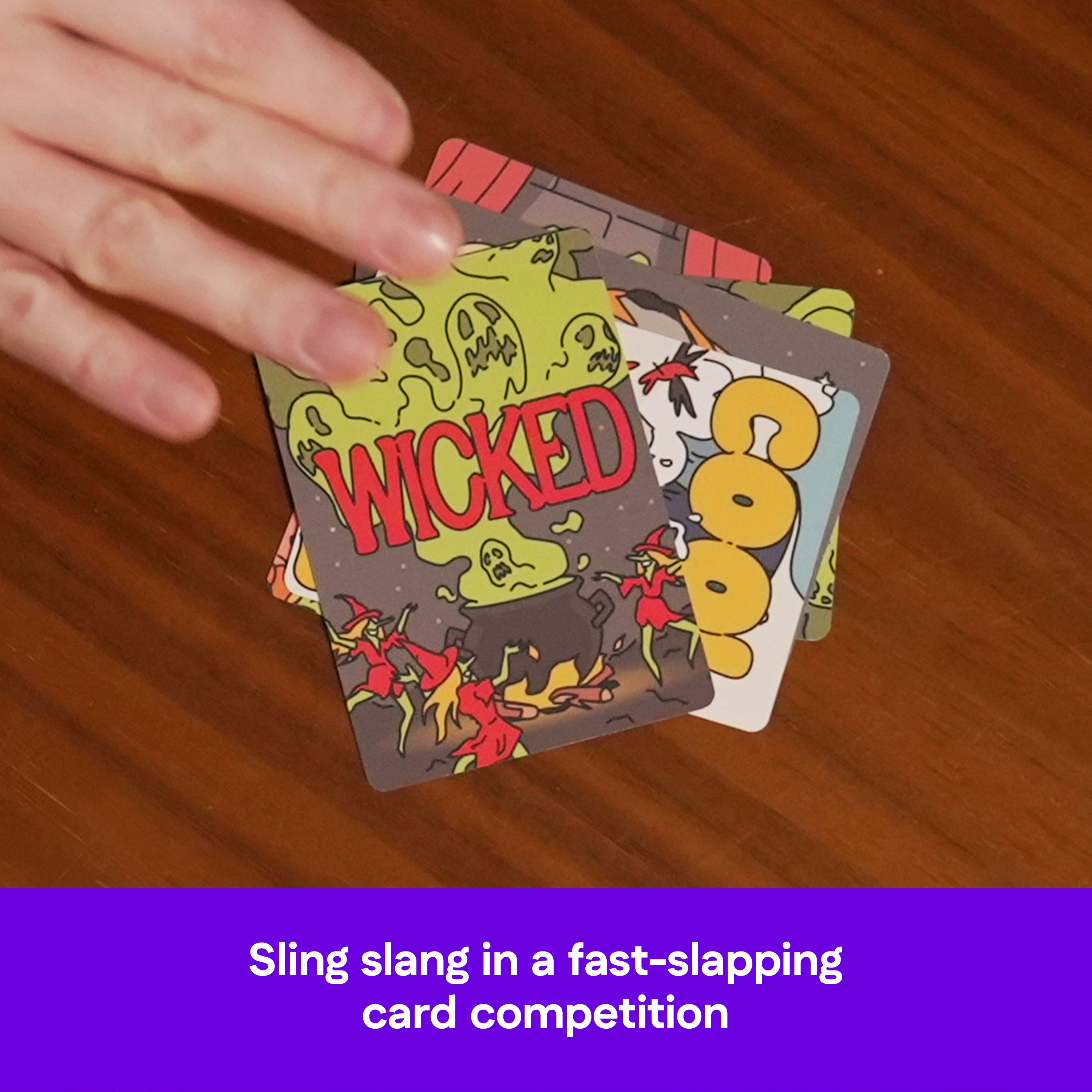 Spin Master Games, Cool Cool Cool The Card Game: A Fast-Paced Sick Card Slapping Battle, Fun Activity for Teens, Adults & Family Game Night, 2-6 Players, for Ages 7 & Up