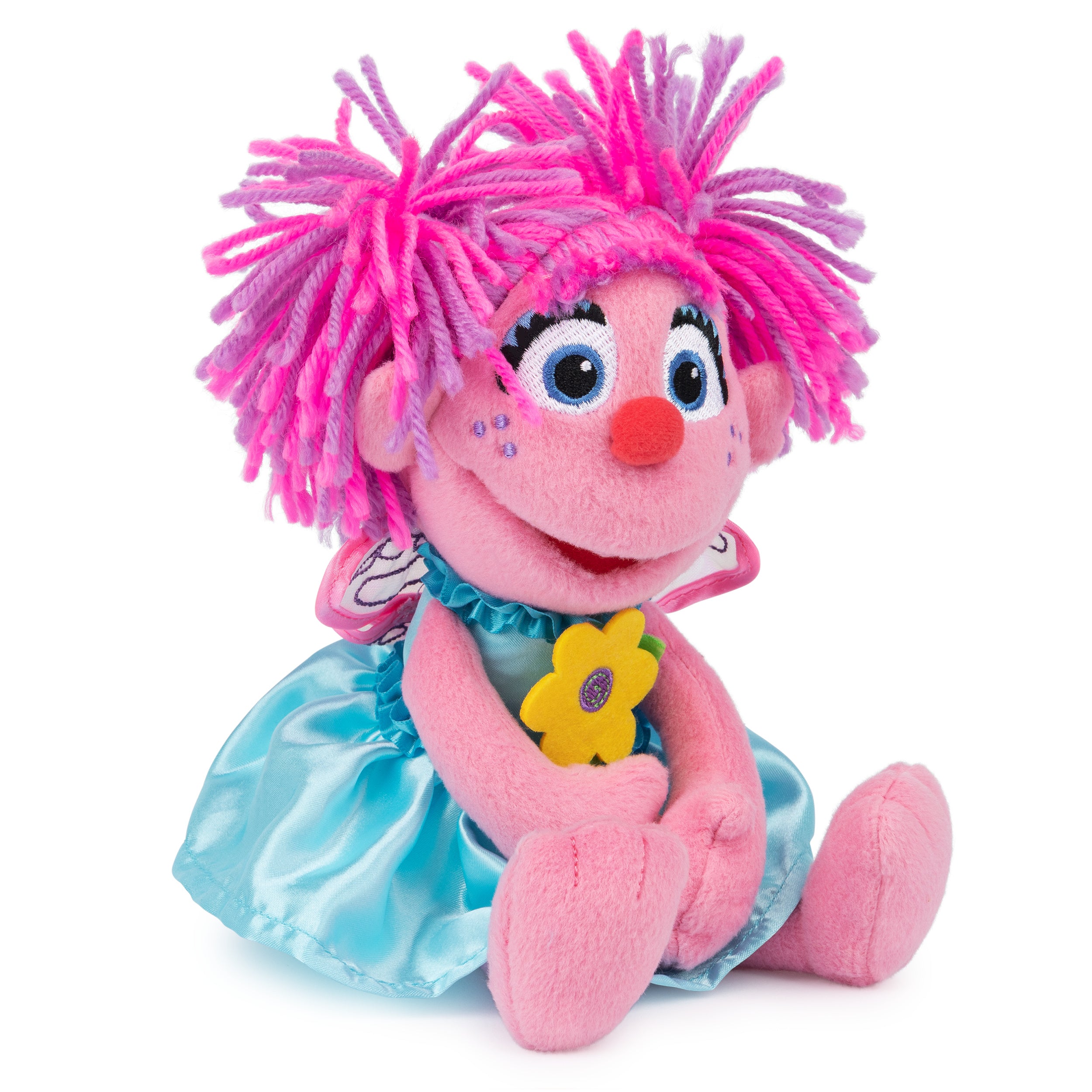 GUND Sesame Street Official Abby Cadabby Muppet Plush, Premium Plush Toy for Ages 1 & Up, Pink/Blue, 11”