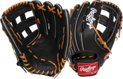 Rawlings Heart Of The Hide Traditional Series 12.75-Inch Baseball Glove - Right Hand Thrower - Black