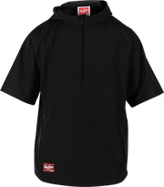 Rawlings Adult Colorsync Short Sleeve Hooded Jacket - Small - Black