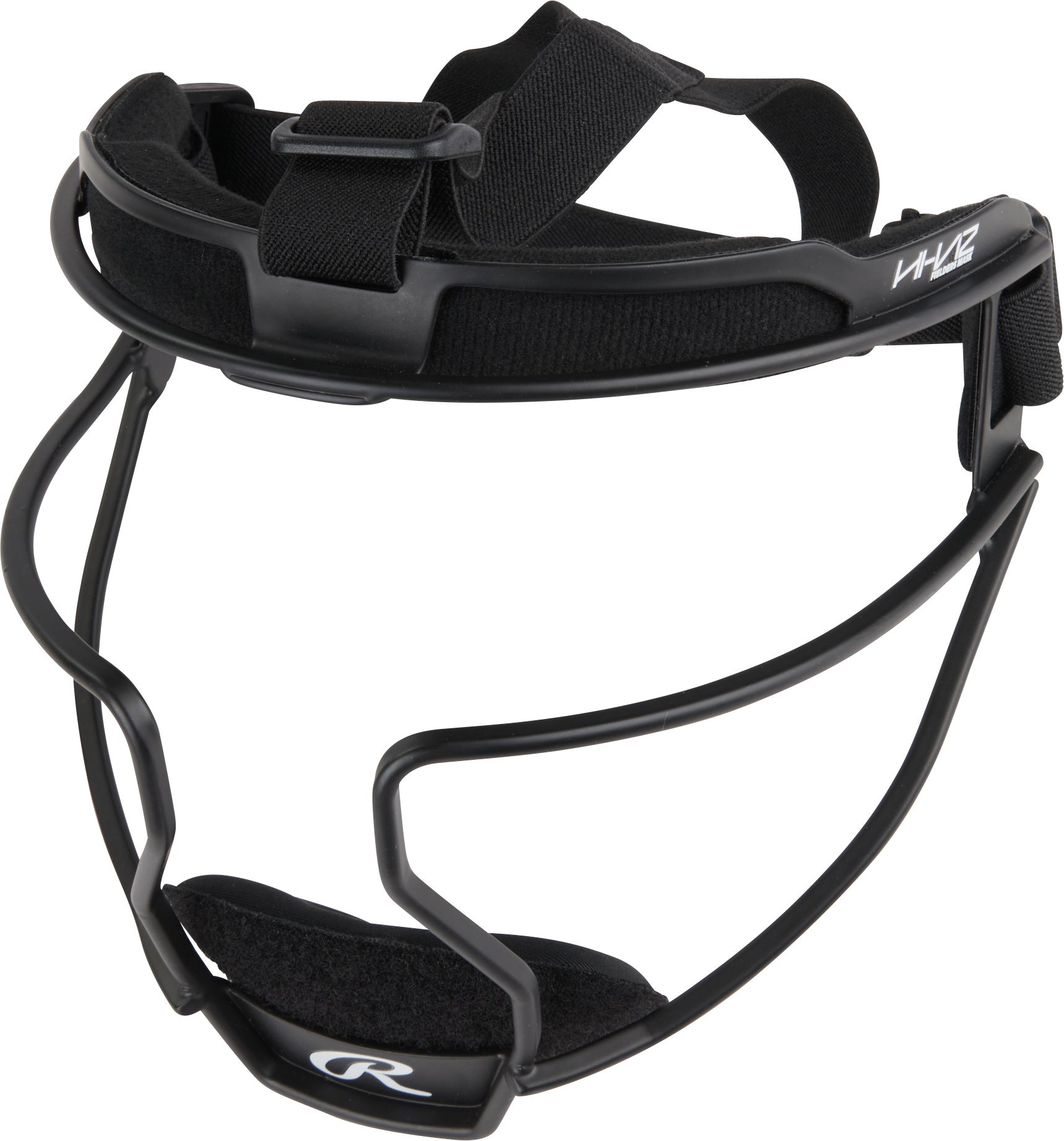 Rawlings Hi-Viz Adult Softball Fielders Mask - Black