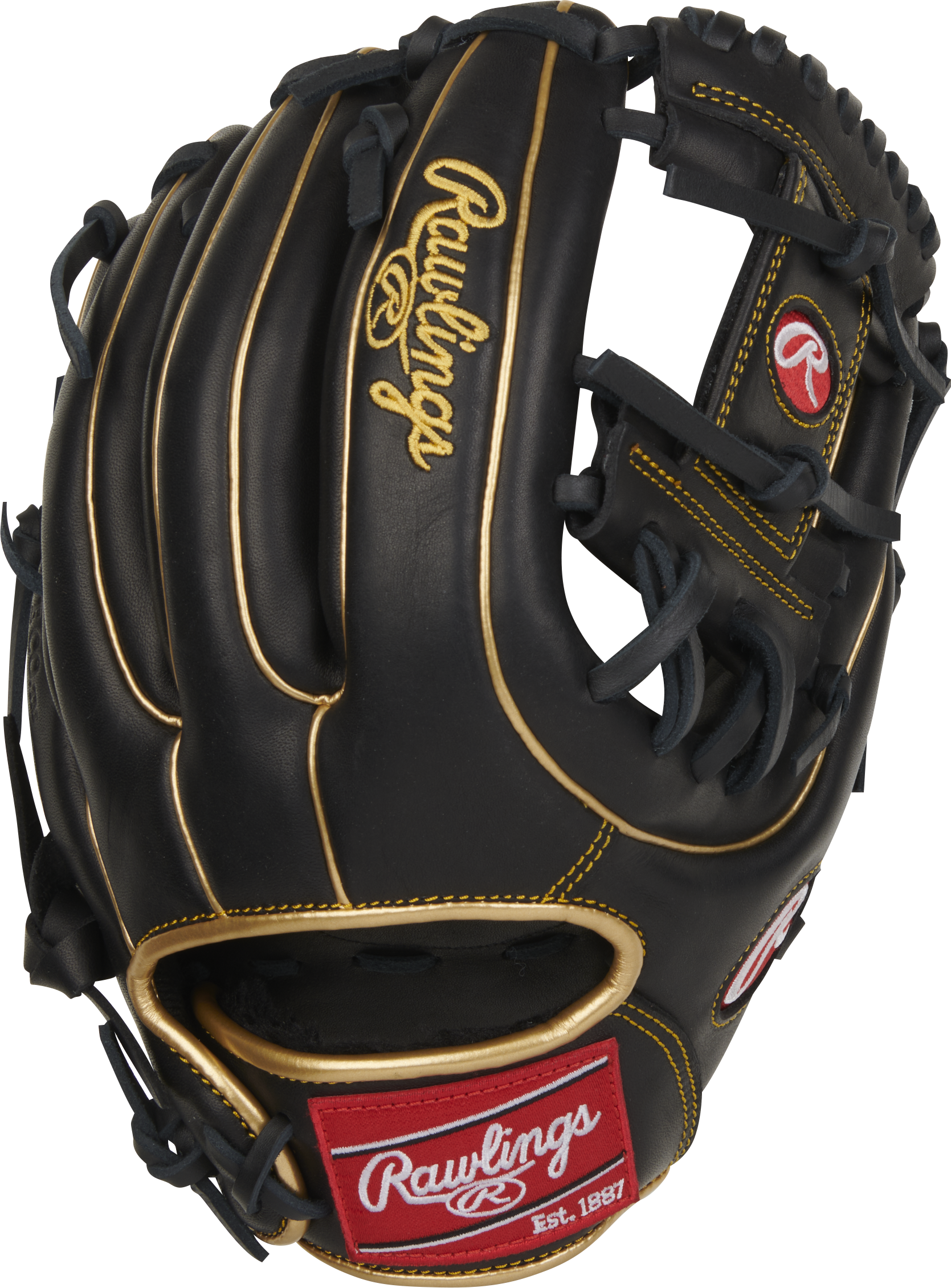 Rawlings R9 Baseball Series 11.5-Inch Baseball Glove - Right Hand Thrower - Black