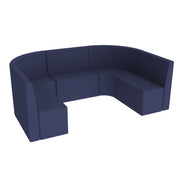 Pro Series Tallback Chairs 18" Seat Height, 5-Piece Set - Navy