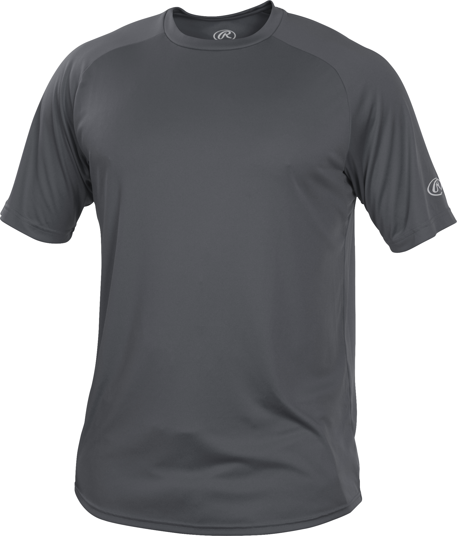 Rawlings Adult Crew Neck Short Sleeve Jersey - Small - Graphite