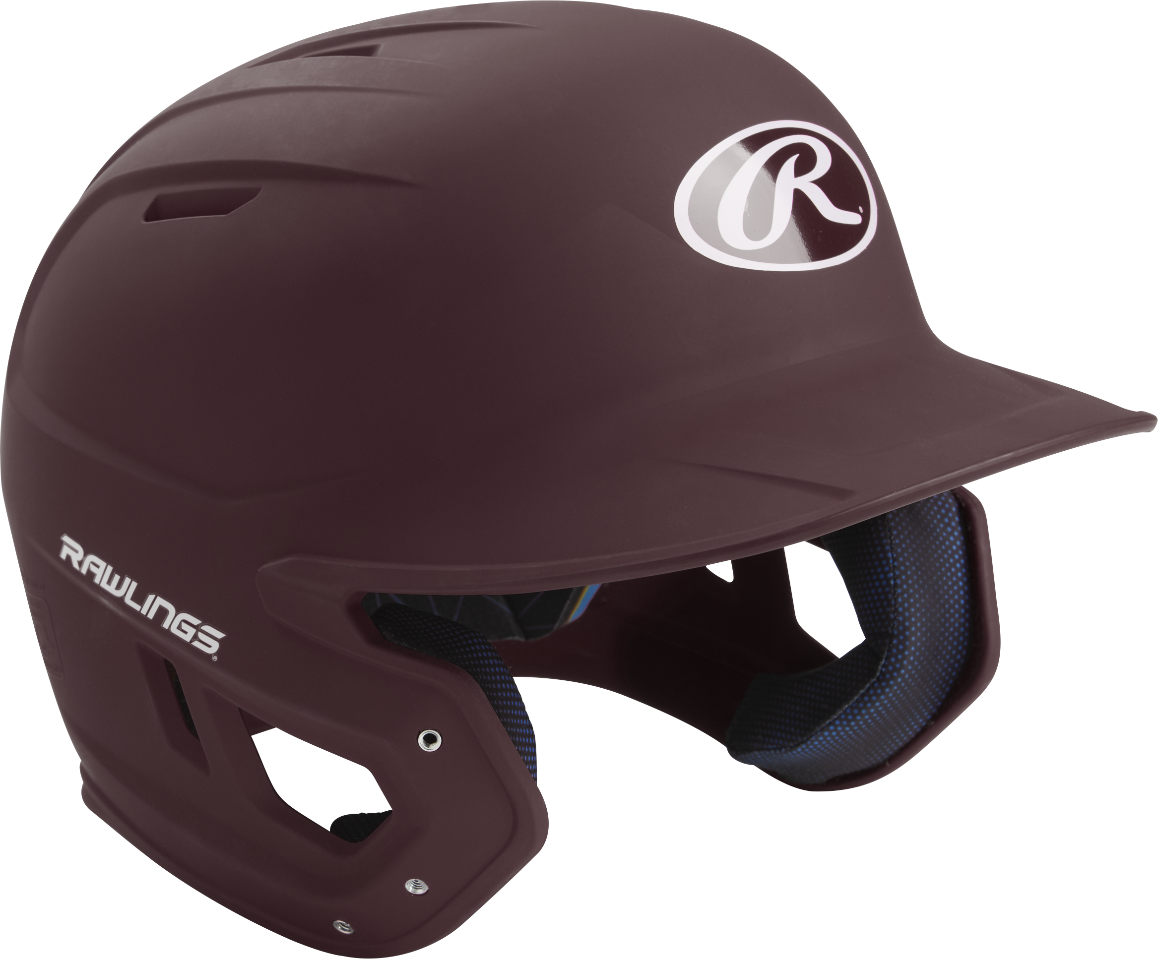 Rawlings Mach Matte Senior Baseball Helmet - Maroon